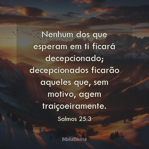 Salmos 25:3