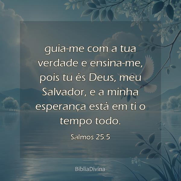 Salmos 25:5