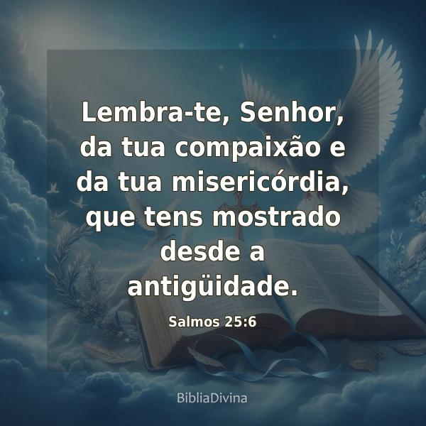 Salmos 25:6