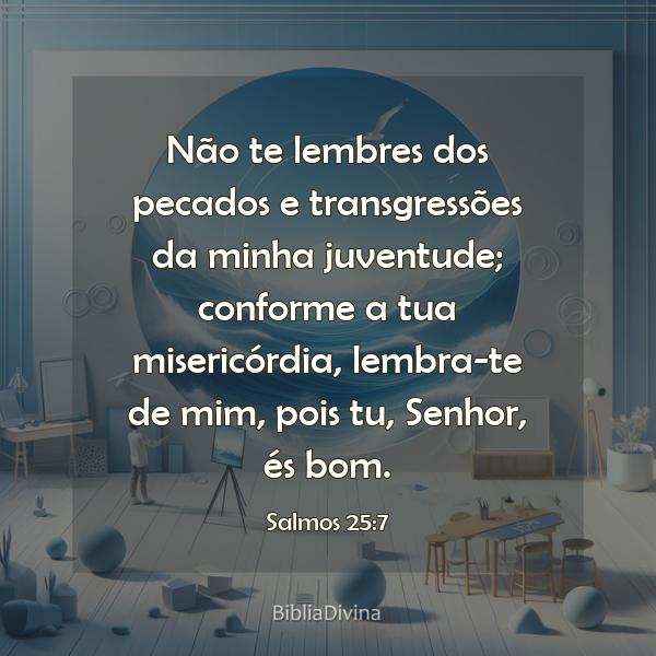 Salmos 25:7