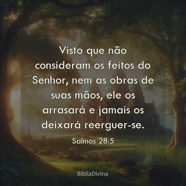 Salmos 28:5