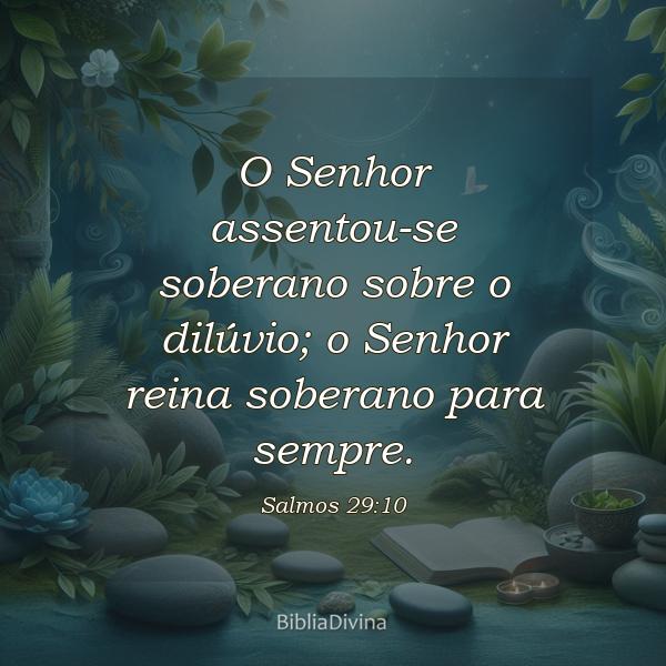 Salmos 29:10