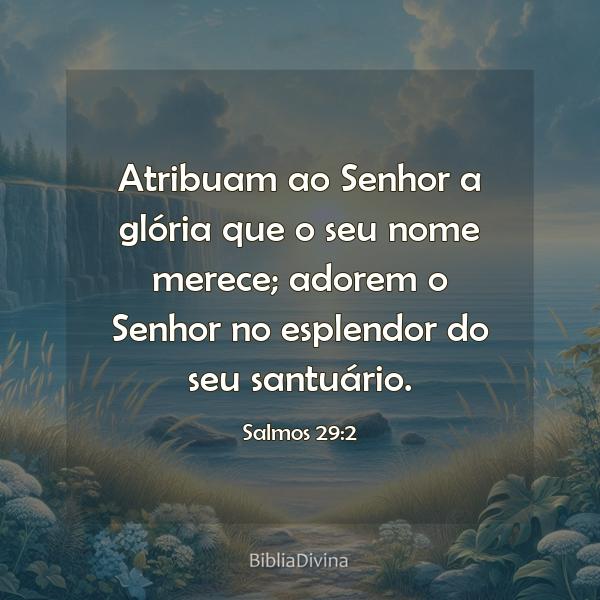 Salmos 29:2