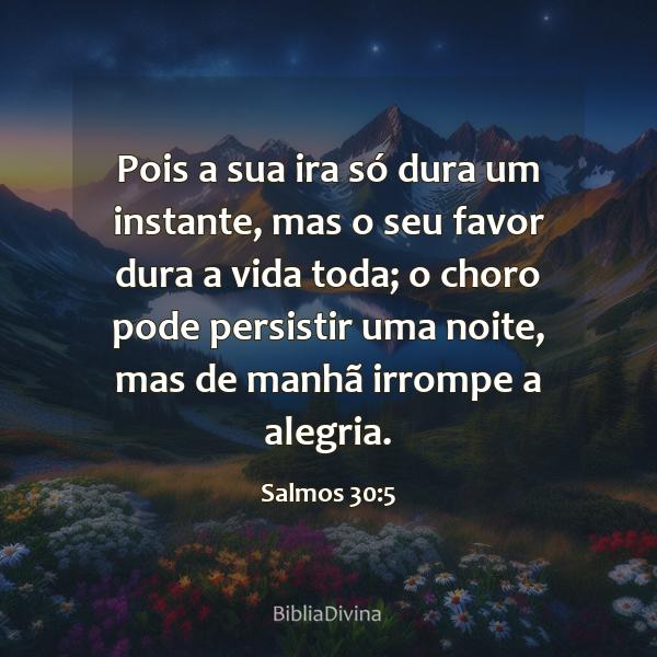 Salmos 30:5