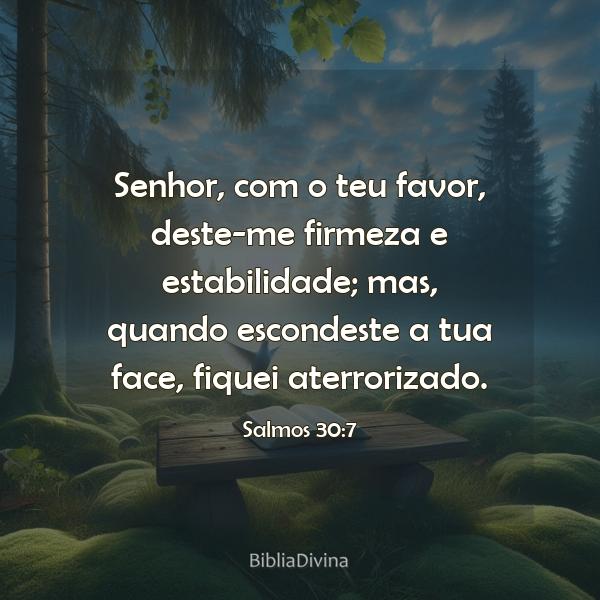 Salmos 30:7