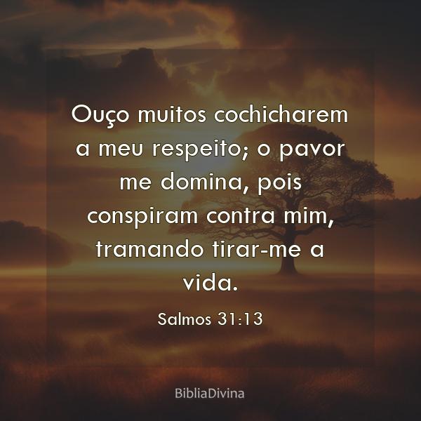 Salmos 31:13