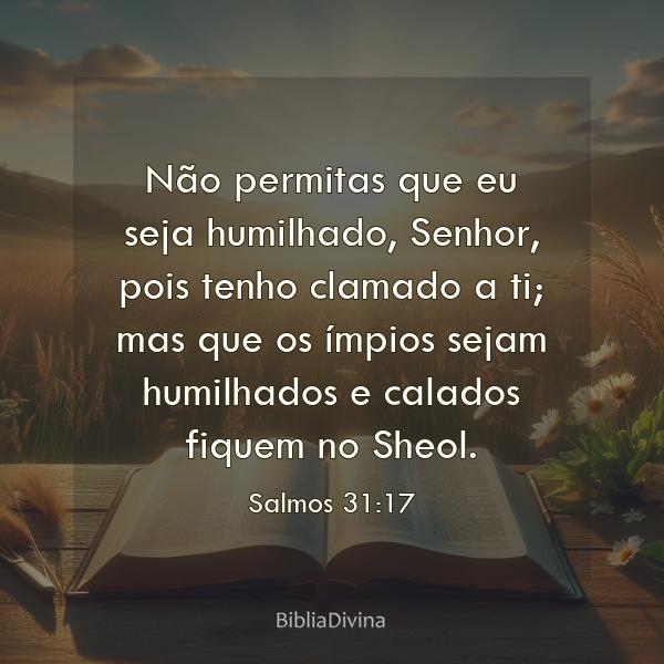 Salmos 31:17