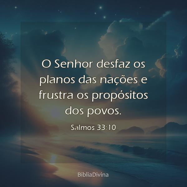 Salmos 33:10