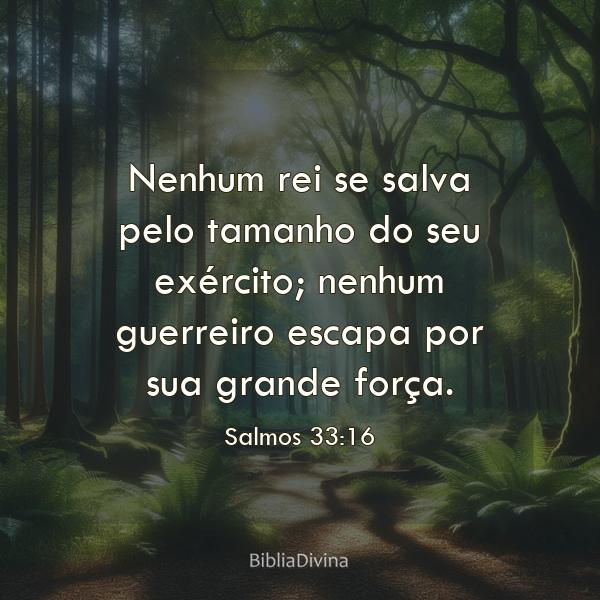 Salmos 33:16