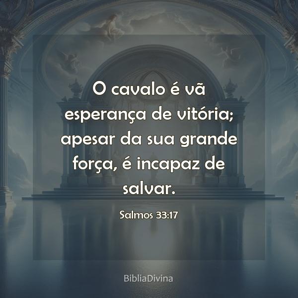 Salmos 33:17