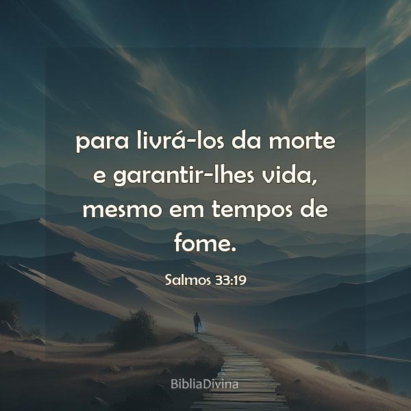 Salmos 33:19