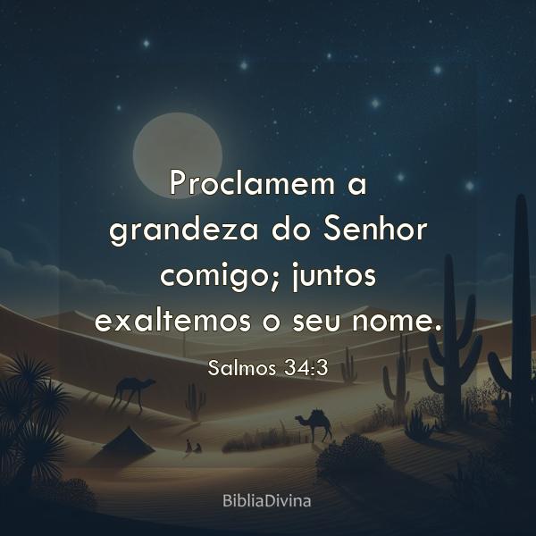 Salmos 34:3