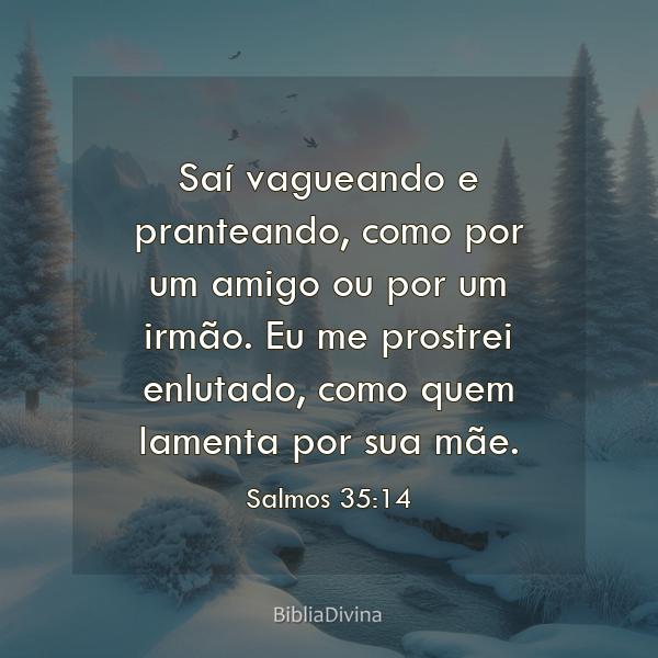 Salmos 35:14