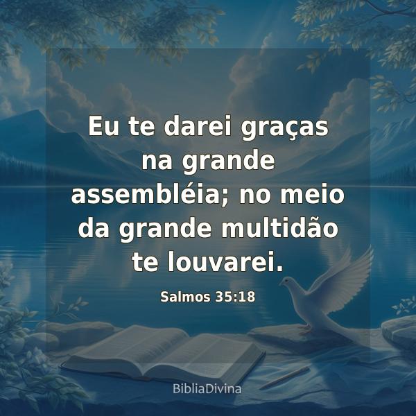 Salmos 35:18