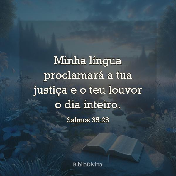 Salmos 35:28