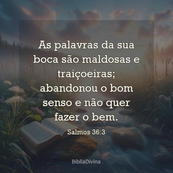 Salmos 36:3