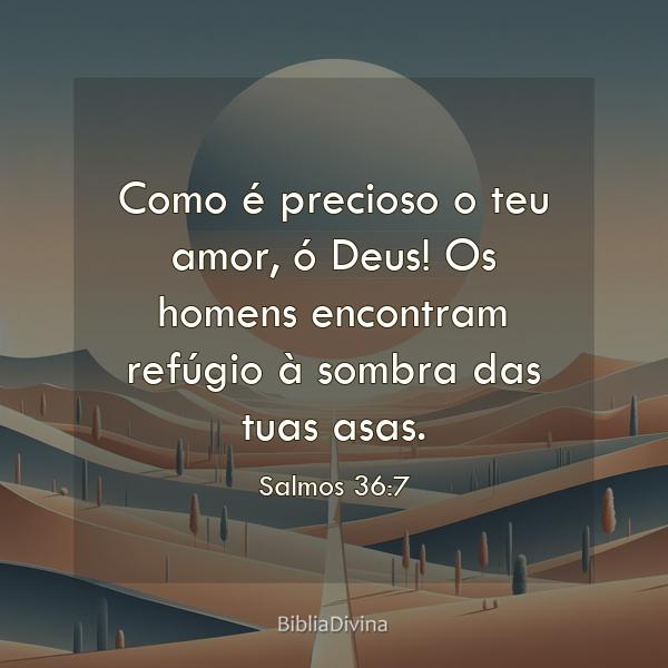 Salmos 36:7