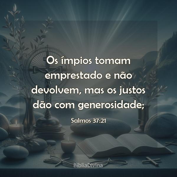 Salmos 37:21