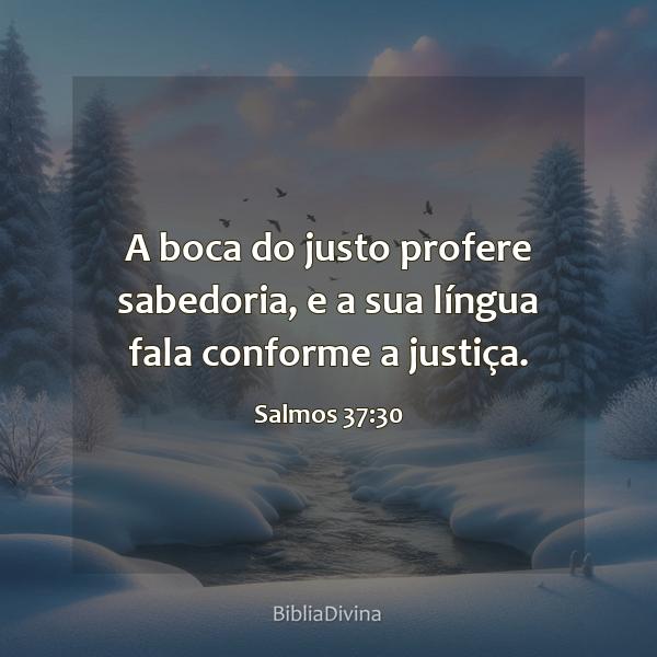 Salmos 37:30