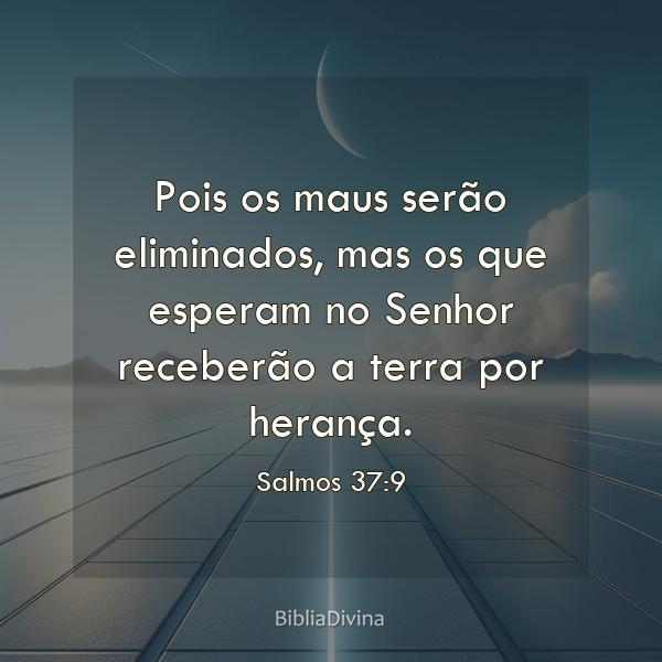 Salmos 37:9