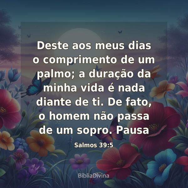 Salmos 39:5