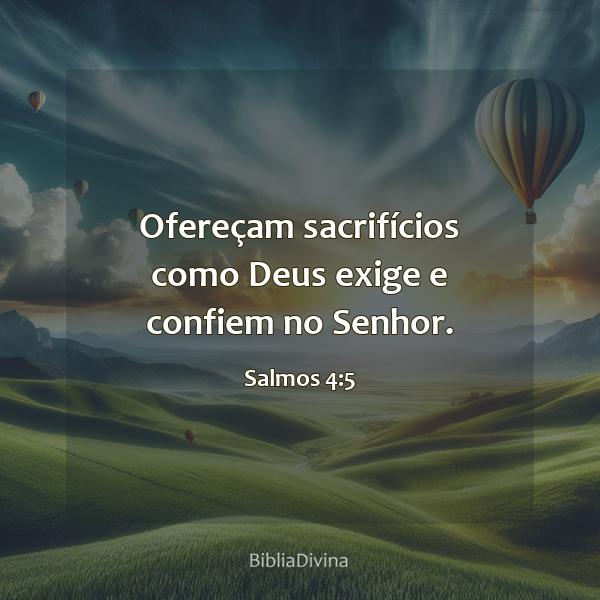 Salmos 4:5