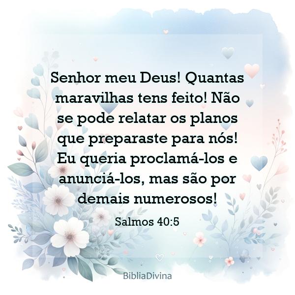 Salmos 40:5