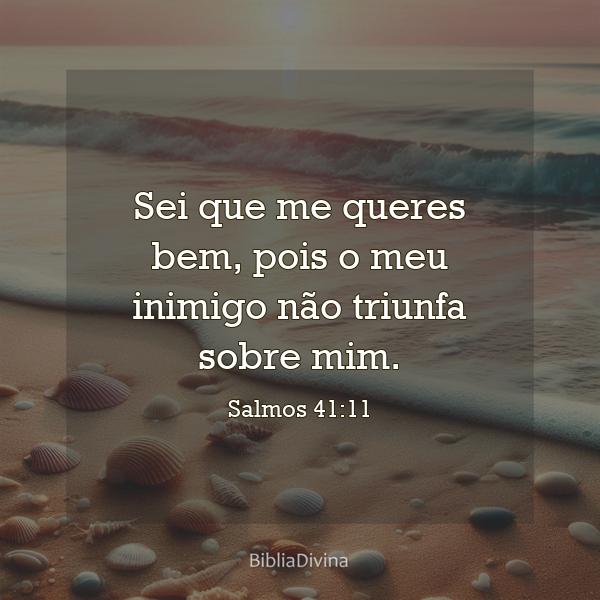 Salmos 41:11