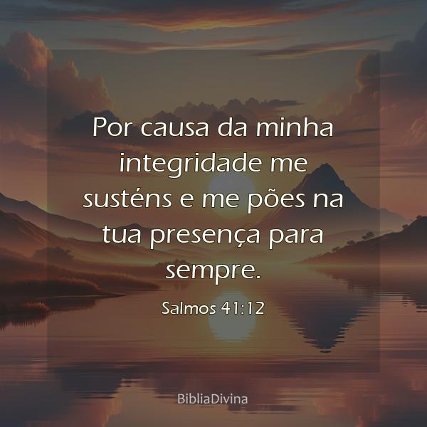 Salmos 41:12