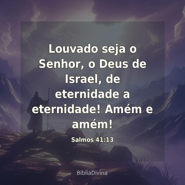 Salmos 41:13