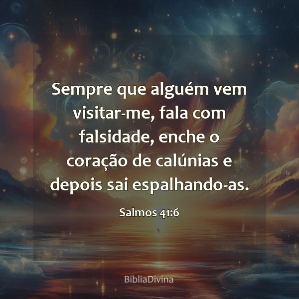 Salmos 41:6