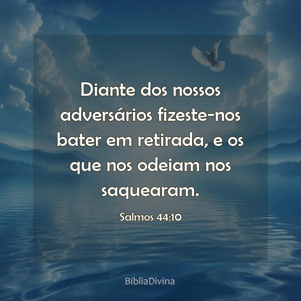 Salmos 44:10