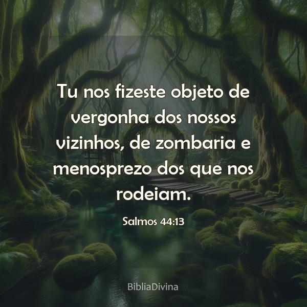 Salmos 44:13