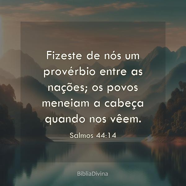 Salmos 44:14