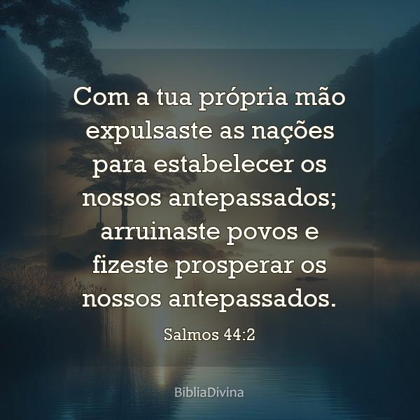 Salmos 44:2