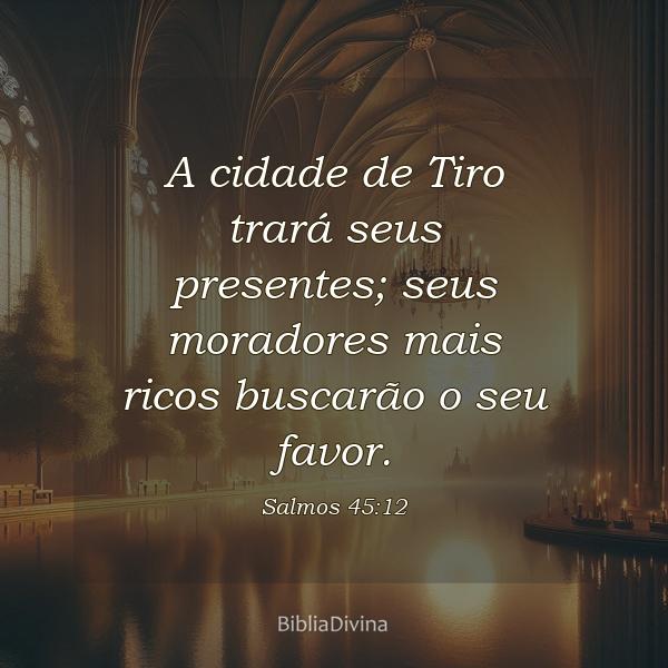 Salmos 45:12