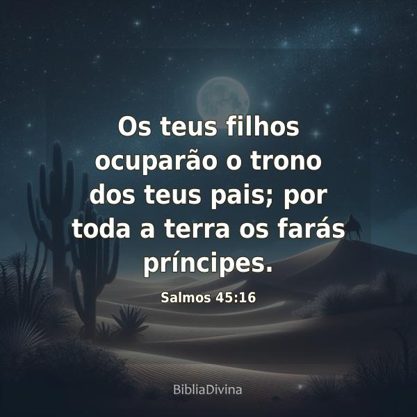 Salmos 45:16