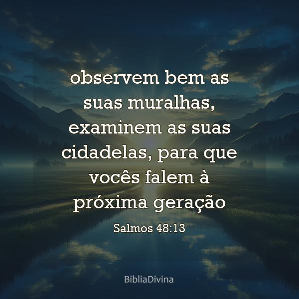 Salmos 48:13