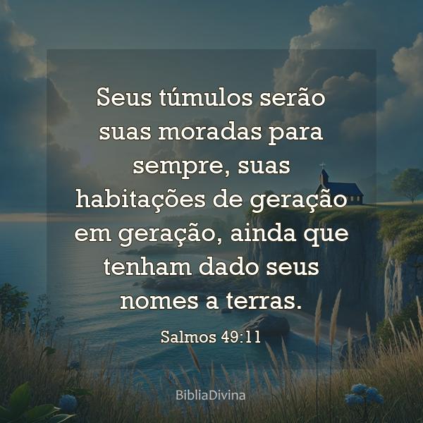 Salmos 49:11