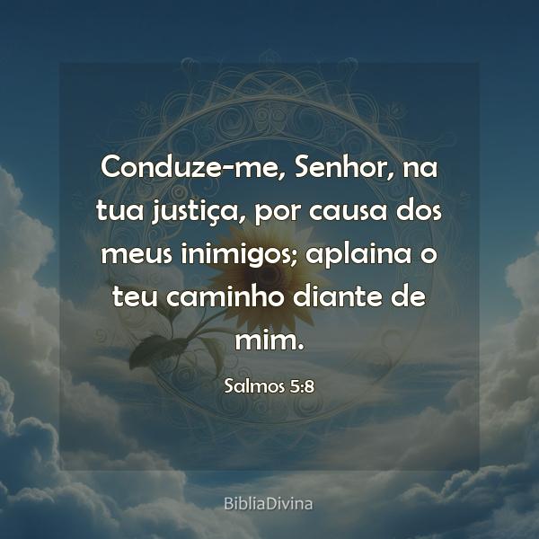 Salmos 5:8