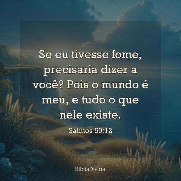 Salmos 50:12