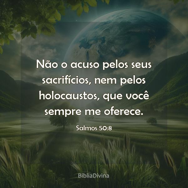 Salmos 50:8