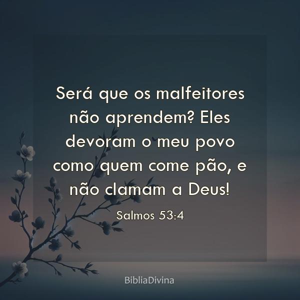 Salmos 53:4