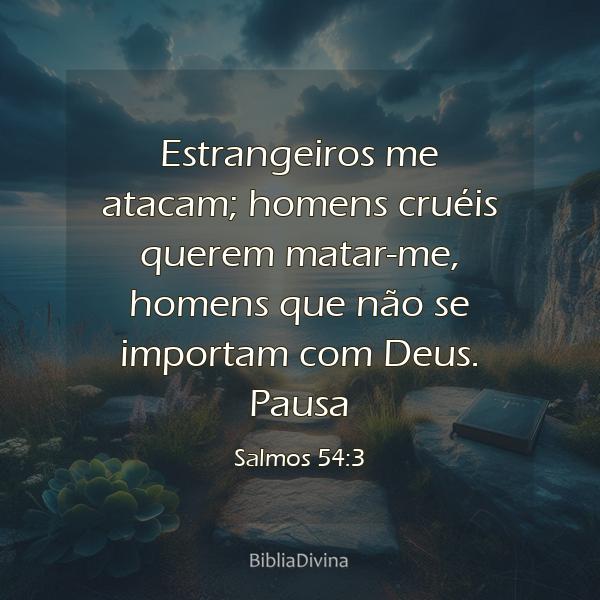 Salmos 54:3