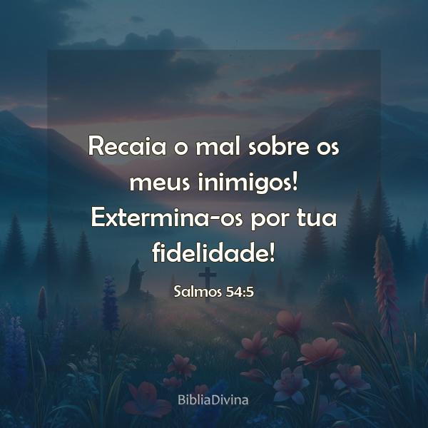 Salmos 54:5