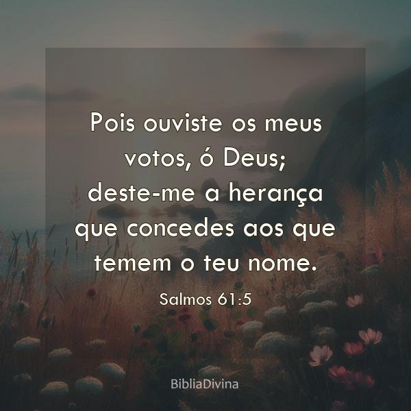 Salmos 61:5