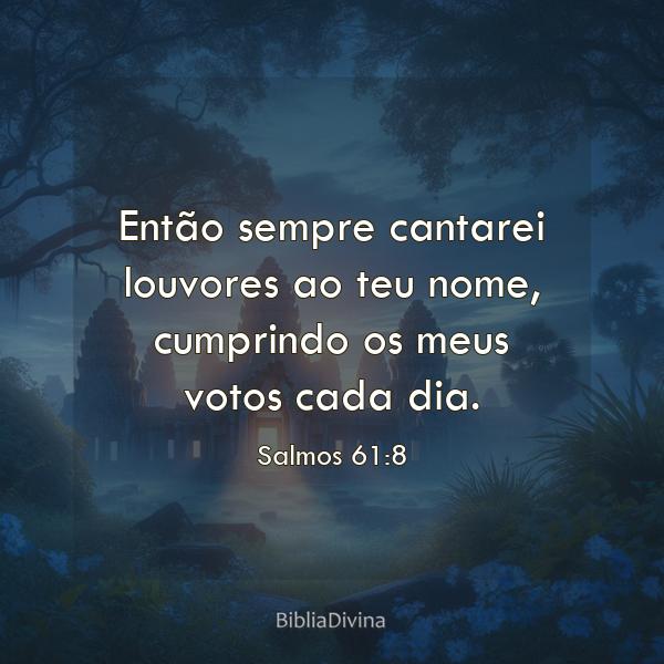 Salmos 61:8