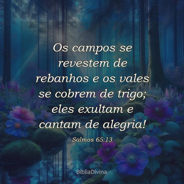 Salmos 65:13