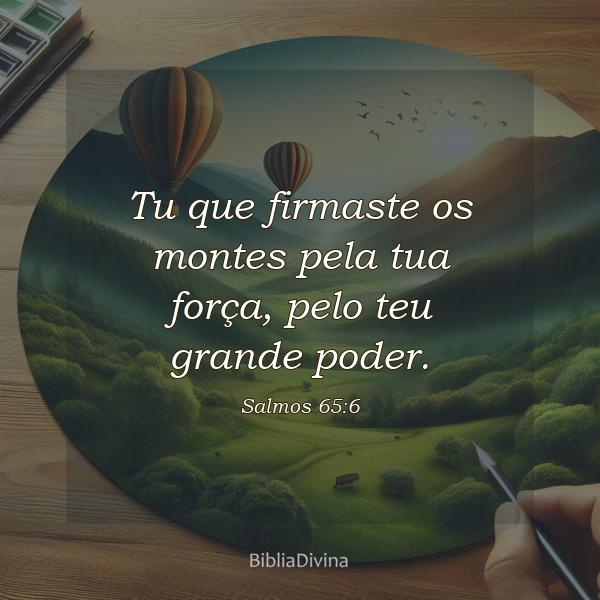 Salmos 65:6