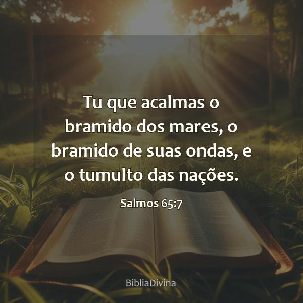 Salmos 65:7